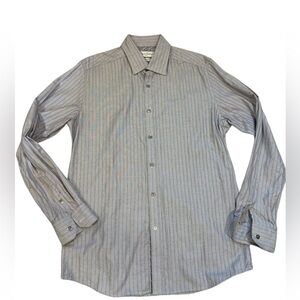 Robert Graham Men’s Light Purple and Black Button Down Shirt Size 42 (16.5 Neck)
